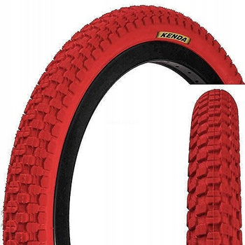 Opona 20x2,125 CZERWONA KENDA K905 KRAD BMX Dirt Jump (57-406)