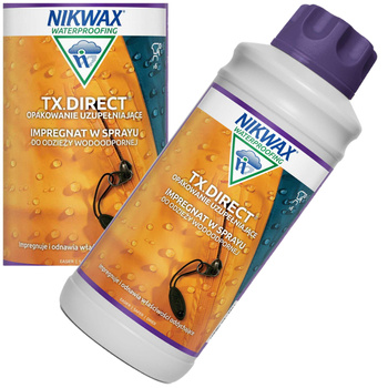 Nikwax TX.Direct Spray 1Litr Impregnat Do Odzieży Membranowej Goretex eVENT