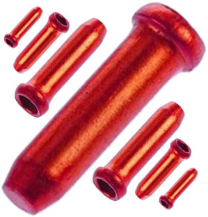 PROX Aluminiowa końcówka linki CZERWONA