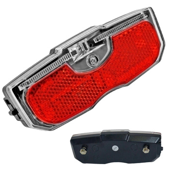 LAMPKA ROWEROWA LEDN NA BAGAŻNIK LAMPKA TYLNA YG-WD430 LED + BATERIE