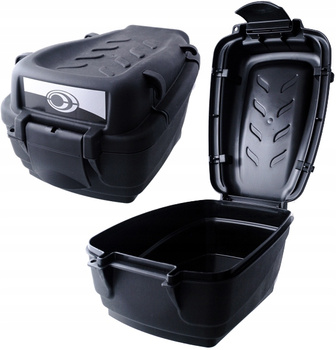 Kufer na bagażnik rowerowy mały 5L CZARNY POLSKI