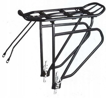 BAGAŻNIK ROWEROWY TYLNY DO SAKW ALUMINIUM 24/26/28