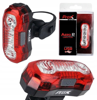 PROX AERO R Lampka rowerowa tylna USB 40 lm
