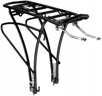 BAGAŻNIK ROWEROWY TYLNY DO SAKW ALUMINIUM 24/26/28