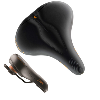 Siodełko rowerowe CITY treking kanapa DDK 5346 Z ELASTOMEREM