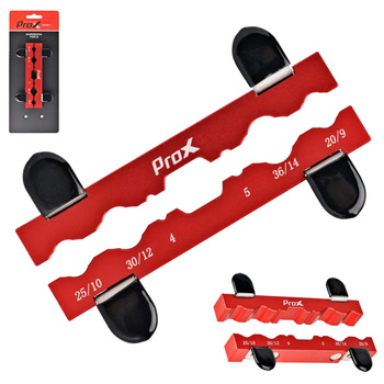 Nakładki Do Imadła Aluminiowe 130MM Szczęki Do imadła Magnetyczne Czerwone