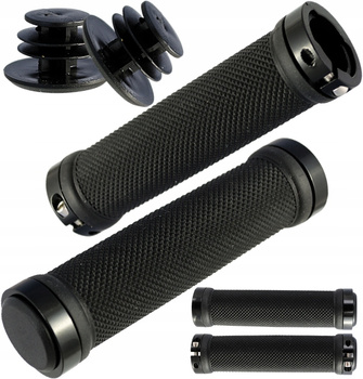 CHWYTY GRIPY ROWEROWE RĄCZKI KIEROWNICY 2 OBEJMY