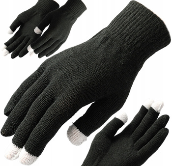 RĘKAWICZKI DOTYKOWE WEŁNIANE ZIMOWE DO TELEFONU