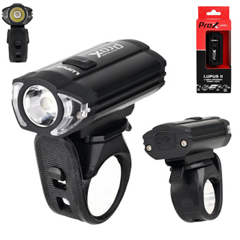 Lampka Rowerowa Przód 300 LM USB-C PROX LUPUS II 1100mAh