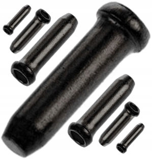 PROX Aluminiowa końcówka linki CZARNA