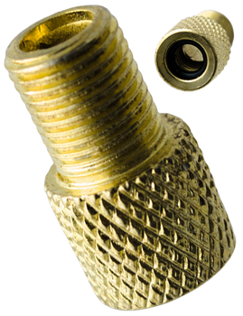 Adapter DV-FV(dętka)/AV(pompka) mosiężny