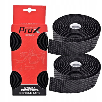 PROX Owijka na kierownicę SILIKONOWA CZARNA 200 cm