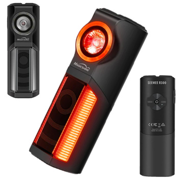 Lampka Rowerowa Tylna z Radarem MAGICSHINE SEEMEE R300 Zasięg Detekcji 140m