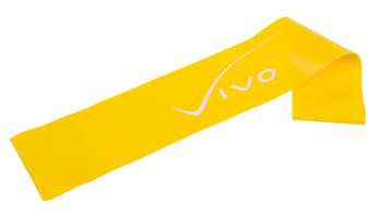 VIVO Guma oporowa do ćwiczeń 600x50x0,4mm żołta