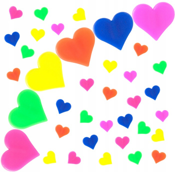 KORALIKI ODBLASKI NA SZPRYCHY KOLOROWE 38 SZTUK