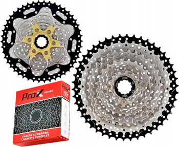 KASETA 10 rzędowa 11-46 PROX NIKLOWANA INDEX MOCNA