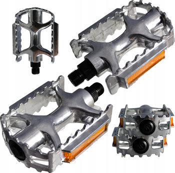 FEIMIN 961 aluminiowe pedały rowerowe srebrne MTB