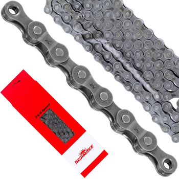 SUNRACE CNM54 Łańcuch 6, 7 rzędowy ŁĄCZONY NA PIN