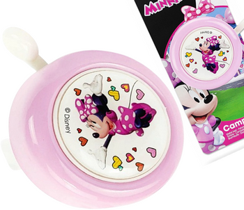 DZWONEK DO ROWERU DISNEY Myszka Miki DZWONEK ROWEROWY Myszka Minnie pudrowy różowy