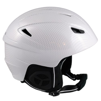 KASK NARCIARSKI KASK SNOWBOARDOWY biały carbon S +GRATIS