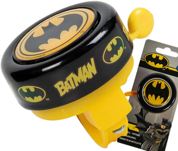DZWONEK DO ROWERU DISNEY BATMAN DZWONEK ROWEROWY Logo Batmana, czarny żółty