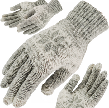 RĘKAWICZKI ZIMOWE DOTYKOWE DO TELEFONU NORWESKIE