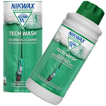 NIKWAX Tech Wash Płyn do Prania Membrany Gore-Tex Odzieży Outdoor 1 Litr