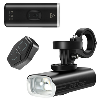 Lampka Rowerowa Przednia MAGICSHINE EVO 1300 USB + Pilot I Uchwyt GARMIN