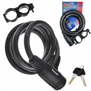 Blokada Roweru ZAPIĘCIE 150x10 LINKA TONYON KLUCZ