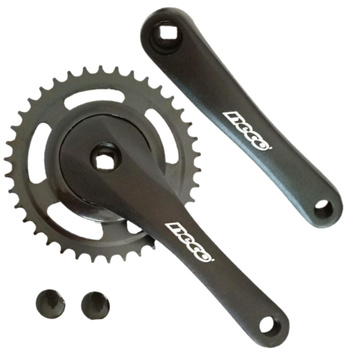 MECHANIZM KORBOWY 38 ZĘBÓW ALUMINIOWY NECO CITY CZARNY 170MM Do Nexus