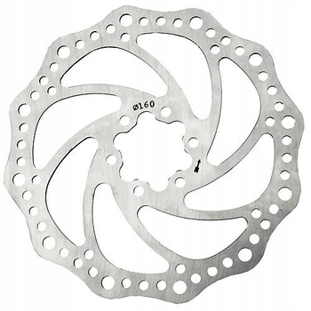 TARCZA HAMULCOWA 160 MM na 6 śrub T25 TORX