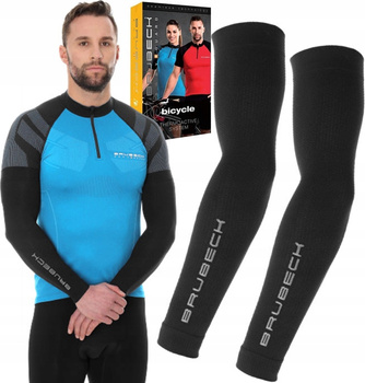 BRUBECK RĘKAWKI KOLARSKIE TERMOAKTYWNE L/XL CZARNY