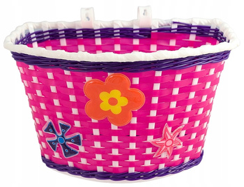 Plastikowy KOSZYK na ROWER HULAJNOGĘ dla dzieci