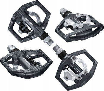 SHIMANO PD EH500 PEDAŁY SPD GRAFIT + BLOKI I PINY