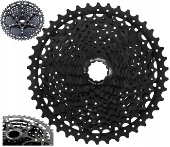 KASETA 11 rzędowa 11-46 SUNRACE CZARNA MOCNA LEKKA