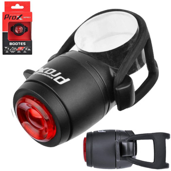 Tylna Lampka Rowerowa PROX BOOTES SMD LED 20Lm 220 mAh SAFE + MEMORY MODE