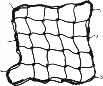 Siatka na koszyk EB342 Czarna 30x30 cm 6 haków