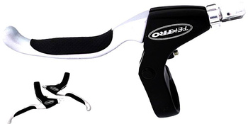 Klamki Hamulca Rowerowego Aluminiowe Dźwignie Hamulca TEKTRO TREKKING +Guma