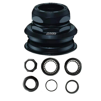 STERY KIEROWNICY NECO PÓŁZINTEGROWANE Klasyczne H128 Czarne GWINT 28,6 mm DO SPRAWDZENIA