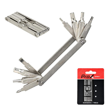 Klucz Wielofunkcyjny Scyzoryk PROX 8w1 Multitool Płaski Imbusy + Wkrętaki