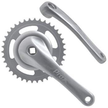 MECHANIZM KORBOWY 38 ZĘBÓW ALUMINIOWY PROX CITY  SREBRNY 170MM Do Nexus