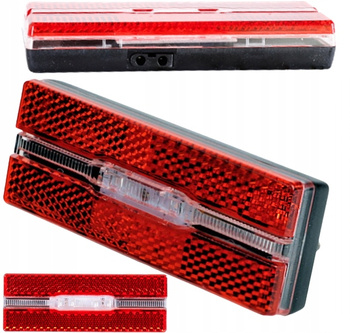 LAMPKA ROWEROWA TYLNA NA BAGAŻNIK LAMPKA NA DYNAMO