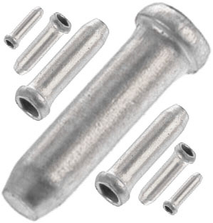 PROX Aluminiowa końcówka linki SREBRNA