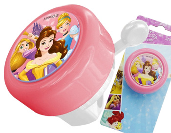 DZWONEK DO ROWERU DISNEY KSIĘŻNICZKI DZWONEK ROWEROWY Bella, Roszpunka, Kopciuszek