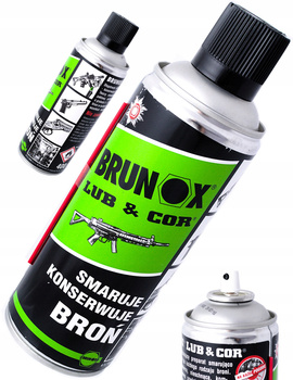 BRUNOX LUB&COR 400ml SMAROWANIE OCHRONA BRONI