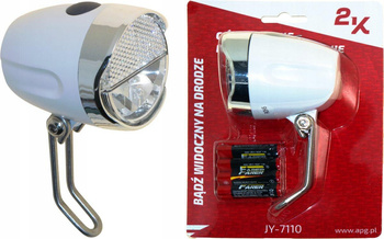 Lampka z odblaskiem mocowania na widelec 1W 4xAAA