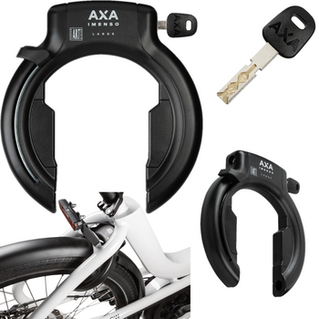 Zapięcie Rowerowe Blokada Koła AXA Imenso Large Ring Z Adapterem Oryginalne