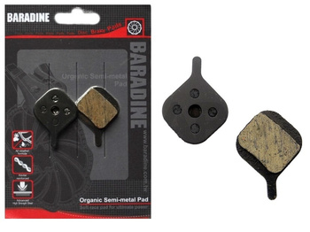 Baradine DS03 Okładziny Półmetaliczne Klocki Hamulcowe Cannondale Coda
