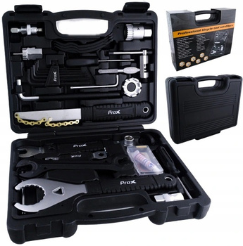 PROX ZESTAW NARZĘDZI KLUCZY ROWEROWYCH WALIZKA 26
