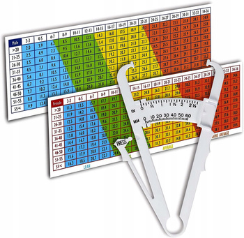 KALIPER FAŁDOMIERZ MIERNIK TKANKI TŁUSZCZOWEJ